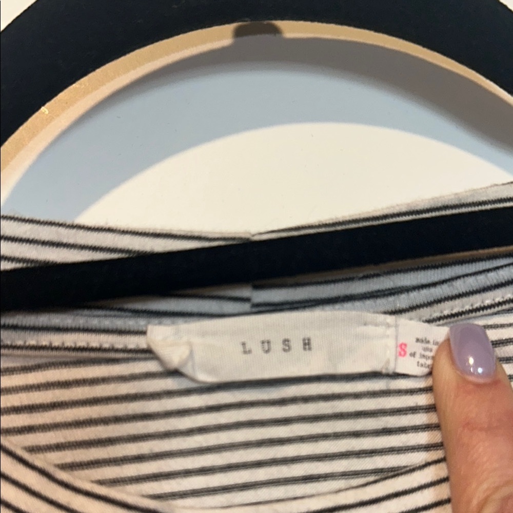 Lush Tie Front T-Shirt - Picture 2 of 4